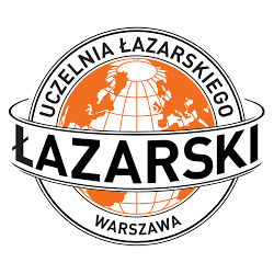 Uczelnia Łazarskiego w Warszawie naklejka na legitymację studencką